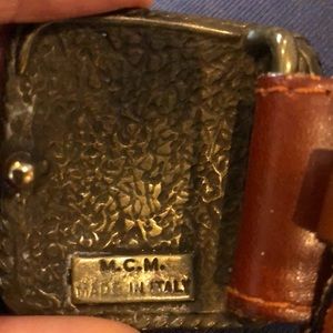 MCM ladies belt size 37”,brown,all leather quality and authentic.Made in Italy